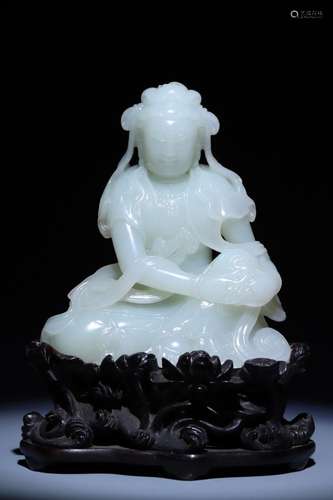 Hetian jade Guanyin ornaments