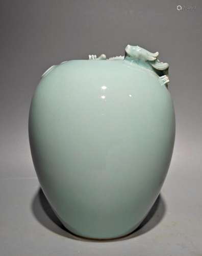 Pink Celadon Glazed Beaulieu Jar