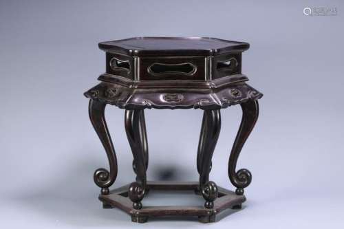 rosewood flower table