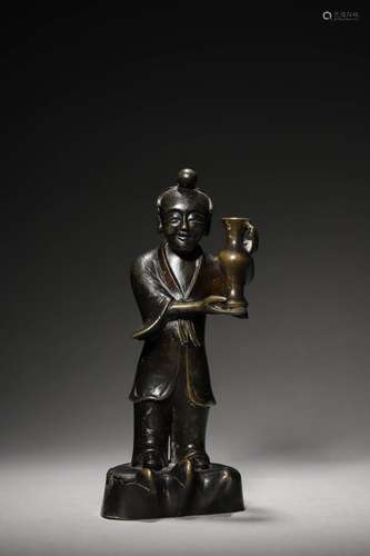 A QING BUDDA FIGURE