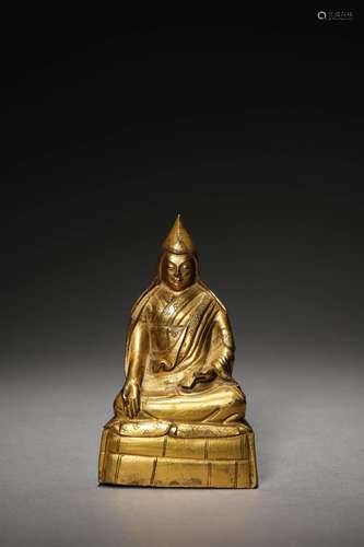 A QING BUDDA FIGURE