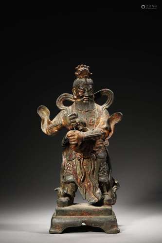 A MING BUDDA FIGURE