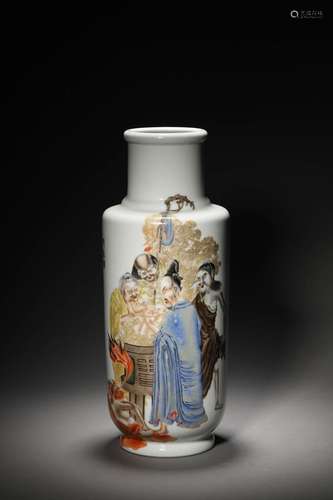 A FIGURAL VASE