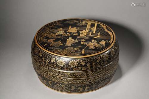 A QING BOX LACQUER BOX