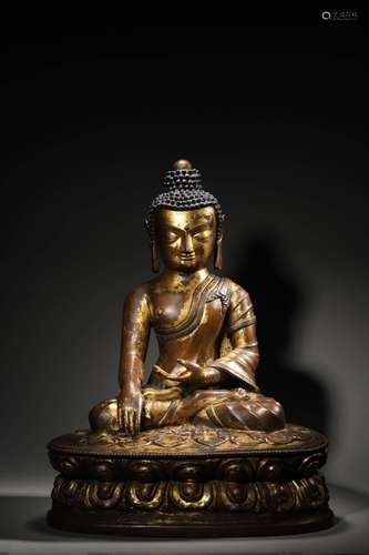 A FIGURE OF SEATED AVALOKITESHVARA