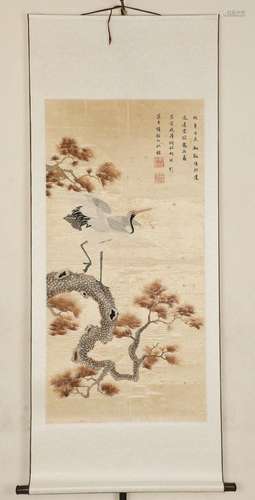 A HANDSCROLL OF EMBROIDERY