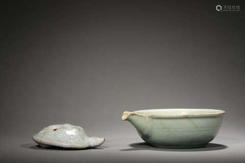 TWO YUAN PERIOD PORCELAIN ITEMS