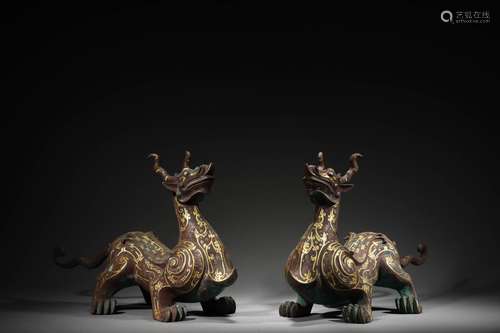 A BRONZE MYSTERIOUS ANIMAL