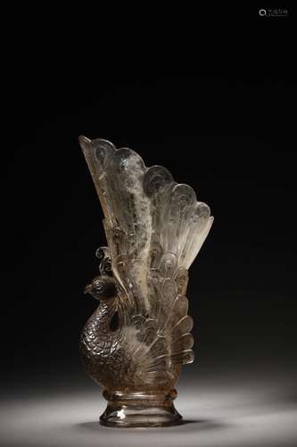 A QING CRYSTAL BUDDA FIGURE