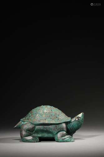 A BRONZE TURTLE