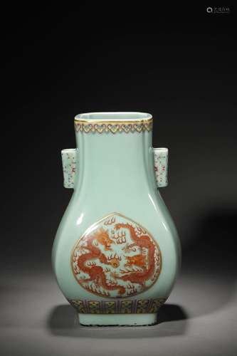 A QING GUANGXU DRAGON VASE