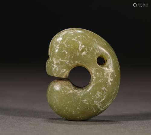 Jade Pig Dragon Before Ming Dynasty