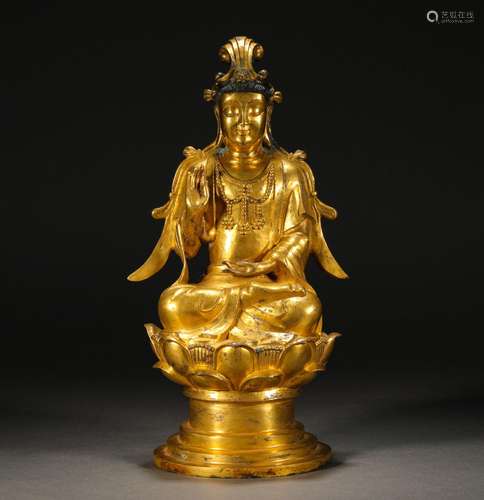 Gilt Buddha Statues Before Ming Dynasty