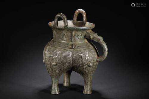 Bronze zhu before Ming Dynasty