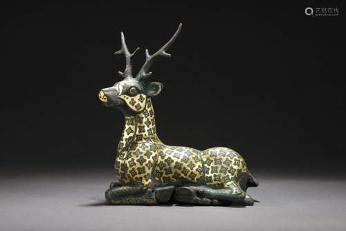 Before the Ming Dynasty, the gold and silver sika deer