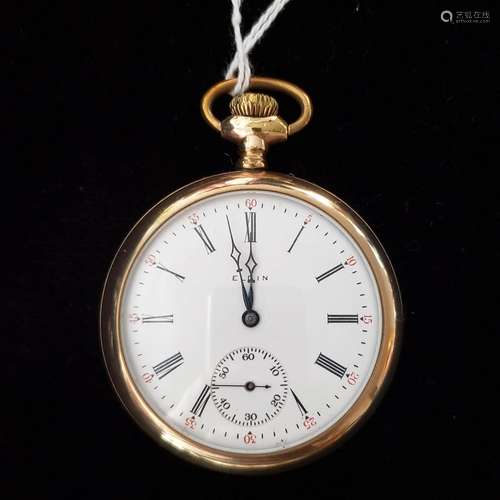 1898 7J Waltham pocket watch with goldfilled case