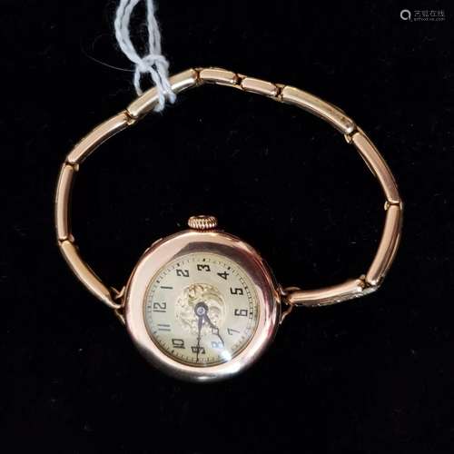 Vintage Lady May goldfilled ladies wristwatch