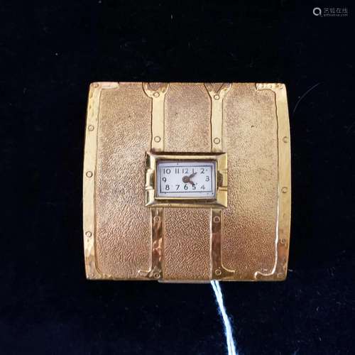 Vintage makeup compact watch