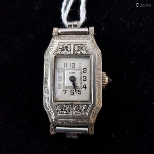 Vintage 15 J Erna ladies wristwatch