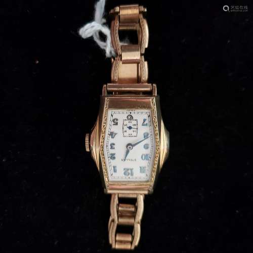 Vintage 15J Stellar swiss made woman's wristwatch