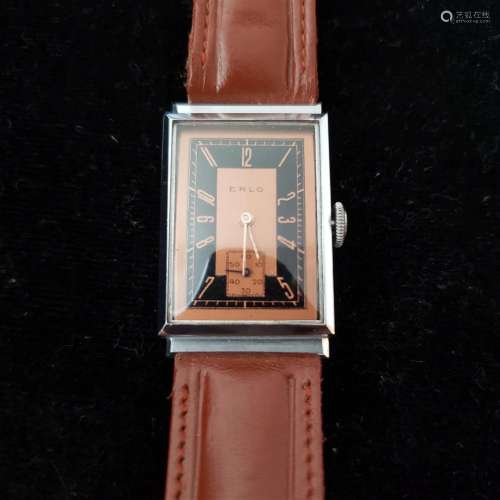 Vintage Guren art deco men's wristwatch