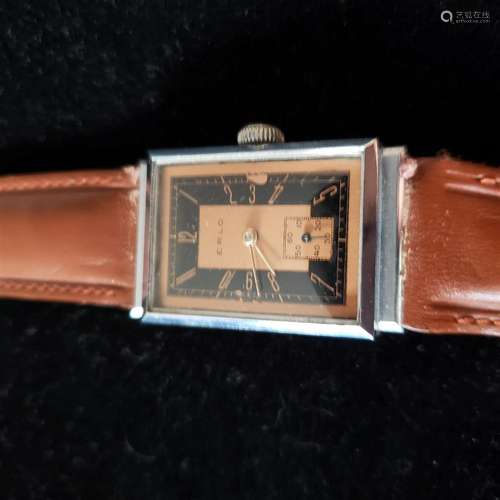 Vintage Guren art deco men's wristwatch