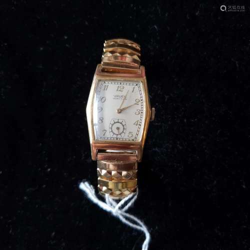 Vintage 17J Guren men's wristwatch