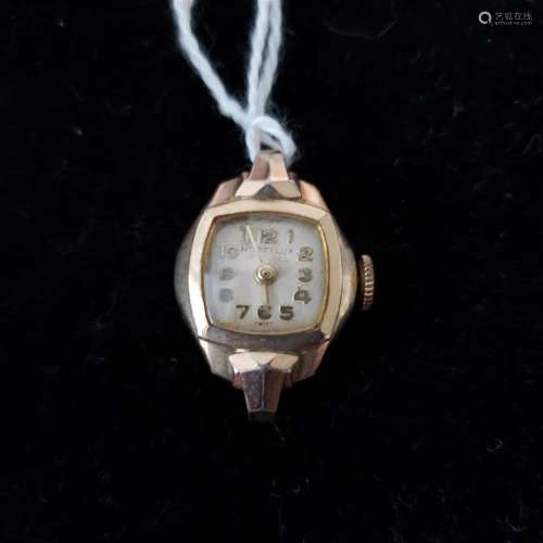 Vintage 17J Nobelleaux ladies wristwatch