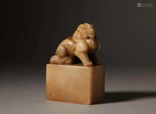 An old Shoushan stone seal