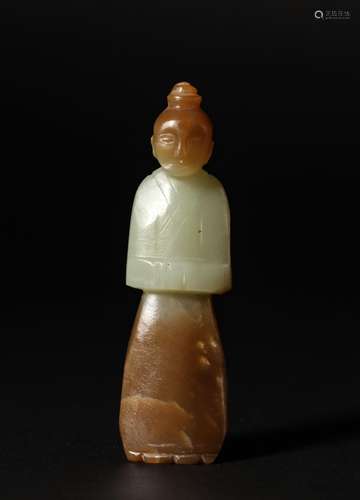 An ancient jade figure