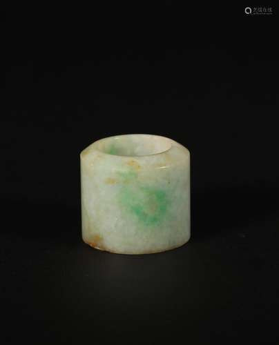 A Qing Dynasty Jade Ring