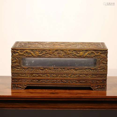 Ming Dynasty Huanghua Pear Wooden Box