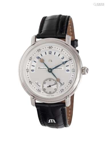 MAURICE LACROIX, REF. 07769 STAINLESS STEEL 'MASTERPIECE JOU...