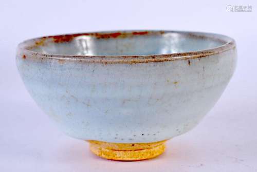 A CHINESE JUNYAO STONEWARE TEABOWL 20th Century. 8.5 cm diam...