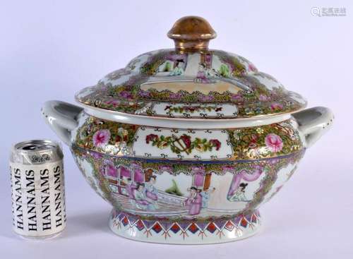 A CHINESE REPUBLICAN PERIOD FAMILLE ROSE TUREEN AND COVER. 3...