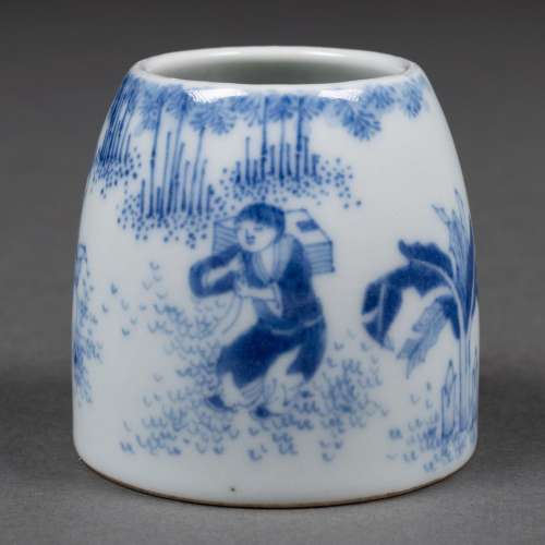 Arte Oriental
Vase chinois en porcelaine bleu et blanc,