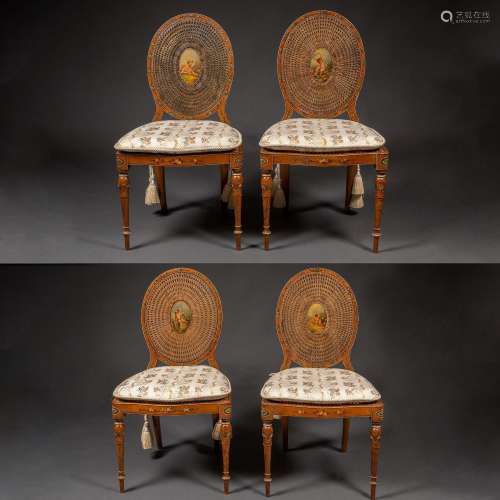 Artes Decorativas
Ensemble de quatre chaises Napoléon I