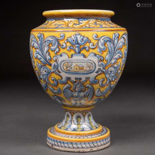 Artes Decorativas
Pot de fleurs en poterie Talavera du