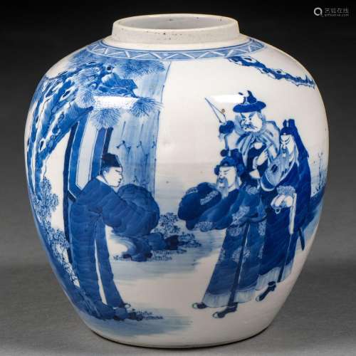 Arte Oriental
Tibor chinois en porcelaine bleu et blanc