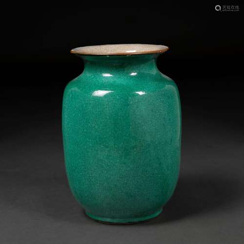 Arte Oriental
Vase en porcelaine chinoise, couleur vert