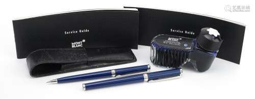 Montblanc Noblesse Oblige fountain pen and propelling pencil...