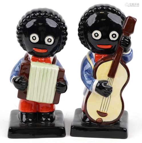 Two Carltonware Golly Band musicians comprising Accordionist...