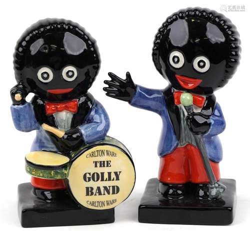 Two Carltonware Golly Band Musicians including Drummer and S...