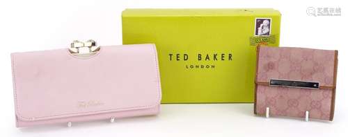 Two ladies purses comprising Gucci and Ted Baker : For furth...