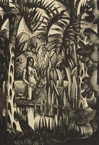 Eric Ravilious - Desert, wood engraving, various inscription...