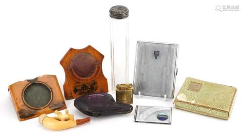 Victorian and later objects and sundry items including two M...