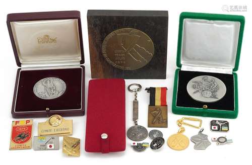 Hockey World Championship memorabilia including 1976 silver ...