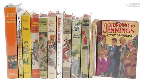 Twelve Anthony Buckeridge books, some with dust jackets incl...