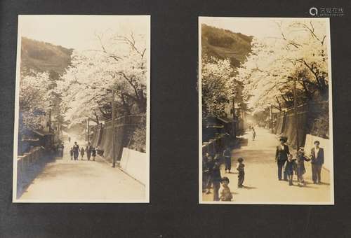 Early 20th century black and white photographs of Asia arran...