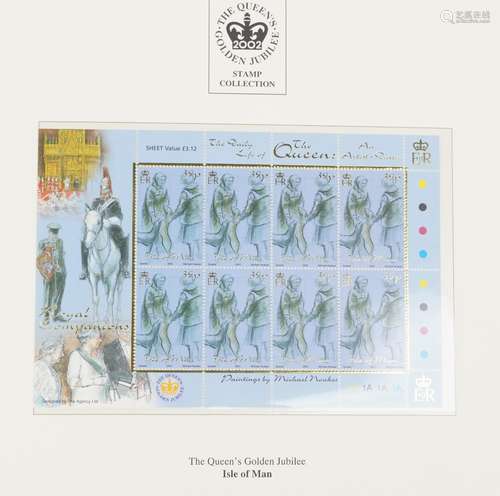 The Queens Golden Jubilee coin covers and stamps, some mint,...